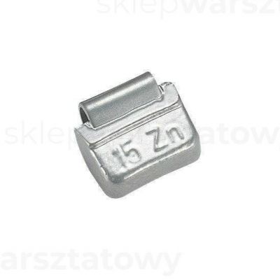 Ciężarek nabijany cynkowy na felgi aluminiowe 15g NG (100szt./op.) (NGALZ-15)