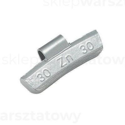 Ciężarek nabijany cynkowy na felgi aluminiowe 30g NG (100szt./op.) (NGALZ-30)