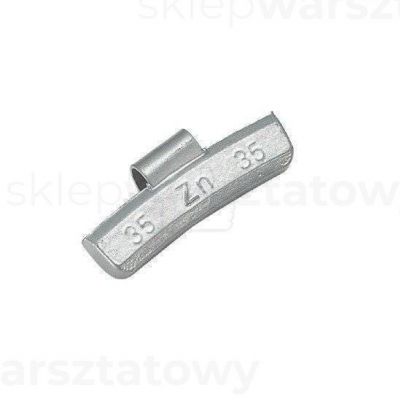 Ciężarek nabijany cynkowy na felgi aluminiowe 35g NG (50szt./op.) (NGALZ-35)