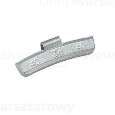 Ciężarek nabijany cynkowy na felgi aluminiowe 45g NG (50szt./op.) (NGALZ-45)