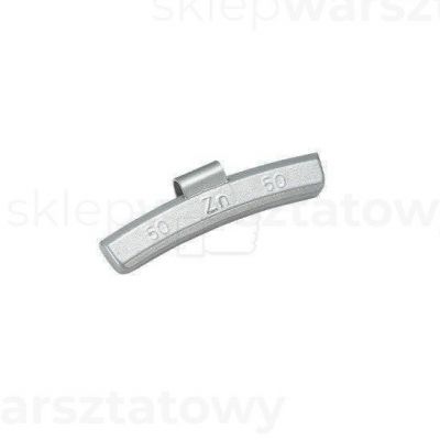 Ciężarek nabijany cynkowy na felgi aluminiowe 50g NG (50szt./op.) (NGALZ-50)