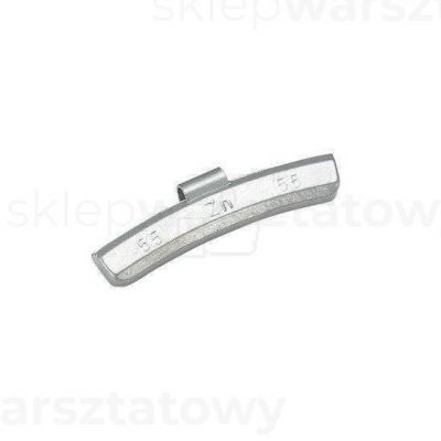 Ciężarek nabijany cynkowy na felgi aluminiowe 55g NG (50szt./op.) (NGALZ-55)