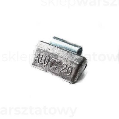 Ciężarek nabijany ołowiany na felgi aluminiowe ALU 20g TP (100 szt./op.) (TPCOALU-020)