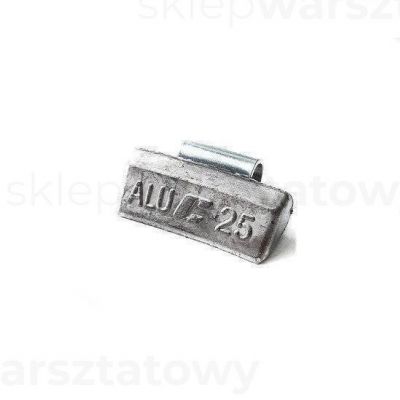Ciężarek nabijany ołowiany na felgi aluminiowe ALU 25g TP (100 szt./op.) (TPCOALU-025)