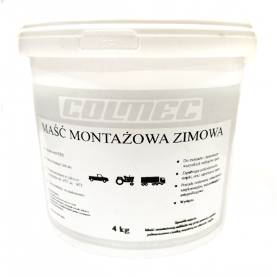 Pasta maść montażowa zimowa 4KG, COLMEC (MASCMONTAZ4KG)