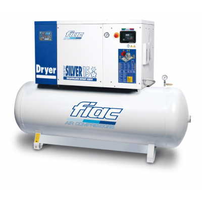 Sprężarka śrubowa NEWSILVER+D 13BAR 15/500 400V/50/3 (11kW) (FIAC1683080000)