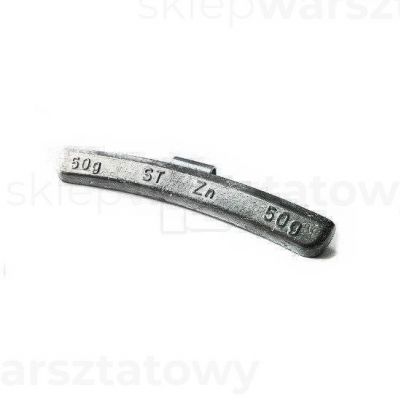 Ciężarek nabijany cynkowy na felgi aluminiowe 50g IT (50szt./op.) (3090760)