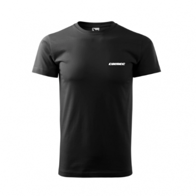 T-shirt czarny z logo Colmec (ME9-000-004)