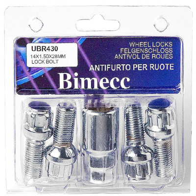 Śruby zabezpieczające M14x1.5x28mm (kula) (UBR430)