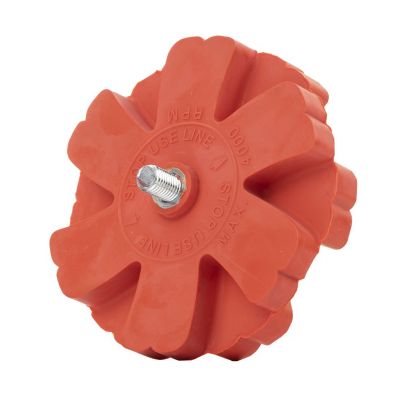 Tarcza gumowa czerwona PREMIUM do usuwania pozostałości po ciężarkach klejonych (04-03-64)