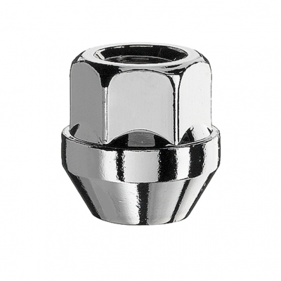 Nakrętka przelotowa M12x1.25x25 (klucz 19mm) stożek (D23)