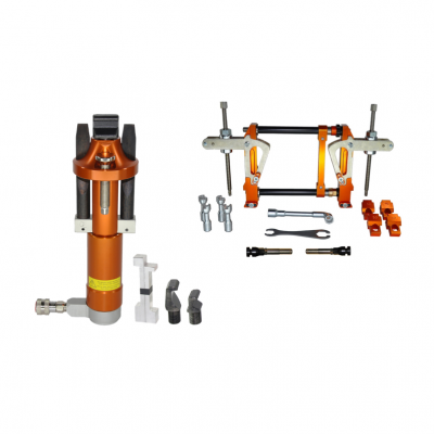 Przyrząd do kół pierścieniowych SATURNIA 25"-35" + zbijak hydrauliczny SHUTTLE-8 SP (PMM-SATURNIA+SHUTTLE8SP)