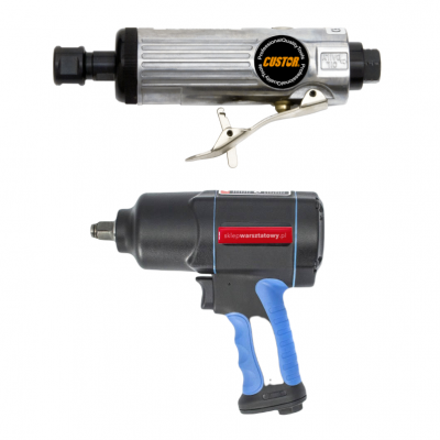 Zestaw klucz udarowy 1/2" 1600 Nm + szlifierka CA-4502 (CA-4502+1600NM)