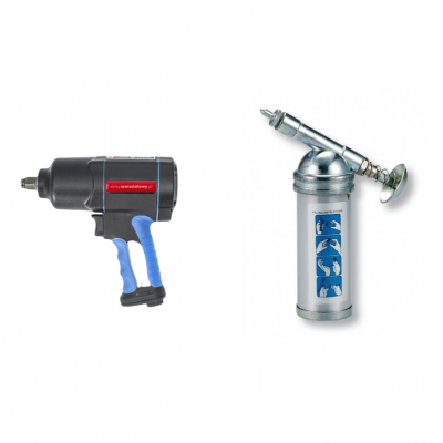 Zestaw klucz udarowy 1/2" 1600 Nm + Smarownica mini HC-906 (HC906+1600Nm)