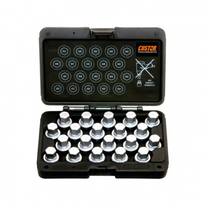 Zestaw 20 nasadek do odkręcania zabezpieczeń kół BMW (RAYA-ST-32009)