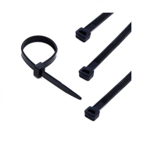 Opaska zaciskowa PCV 290mm x 4,5mm czarna (OPASKA-290X4,5-CZARNA)