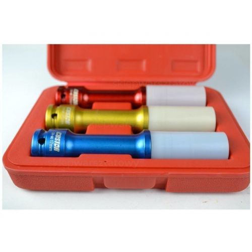 Zestaw 3 nasadek długich 1/2" w osłonie (RAYA-AS-042B)