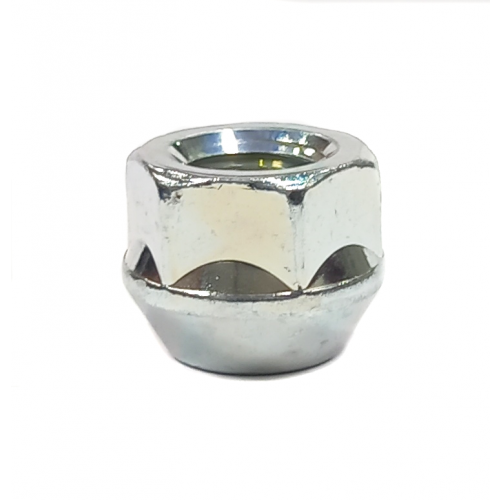 Nakrętka przelotowa M12x1.50x17 klucz 19mm stożek (D60)