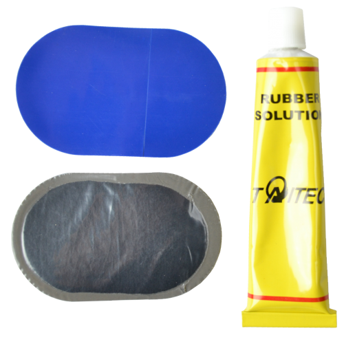 Zestaw łatek do dętek plus klej 40x72 mm (TAT-V-03)