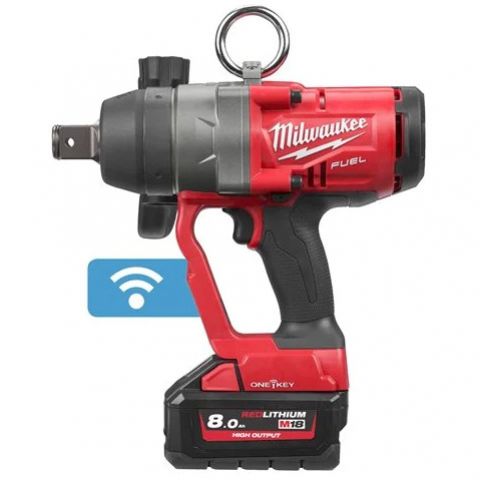 Klucz udarowy akumulatorowy MILWAUKEE 1" zestaw (TTI-M18ONEFHIWF1-802X)