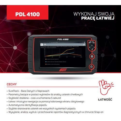 Tester diagnostyczny pdl 4100 snap-on equipment (SUN-EESCPL120A)