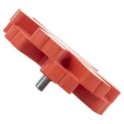 Tarcza gumowa czerwona PREMIUM do usuwania pozostałości po ciężarkach klejonych (04-03-64)