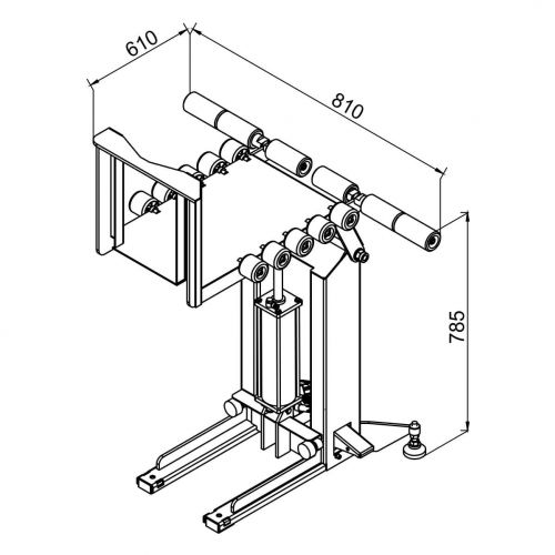 Podnośnik koła do montażownicy ProGear uniwersalny (PG-UPM65-1)