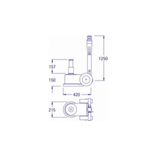 Podnośnik hydrauliczny Pasquin P 182C (PAP182C)