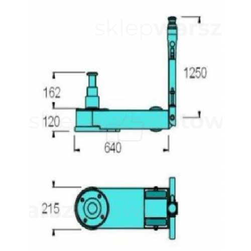 Podnośnik hydrauliczny Pasquin P103 (PAP103)